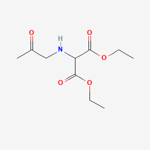 molecular formula C10H17NO5 B3262902 Diethyl [(2-oxopropyl)amino]propanedioate CAS No. 36295-64-4
