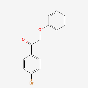 molecular formula C14H11BrO2 B3262936 1-(4-Bromophenyl)-2-phenoxyethanone CAS No. 36372-16-4
