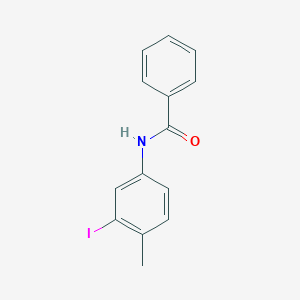 molecular formula C14H12INO B326297 N-(3-iodo-4-methylphenyl)benzamide 