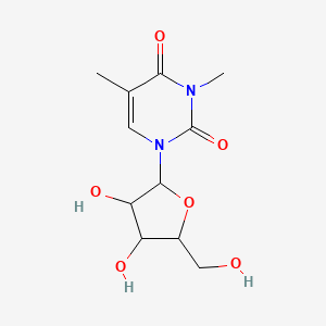 molecular formula C11H16N2O6 B3262989 N3-Methyl-5-methyluridine CAS No. 3650-91-7