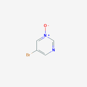 molecular formula C4H3BrN2O B3262999 5-Bromopyrimidine 1-oxide CAS No. 36529-69-8