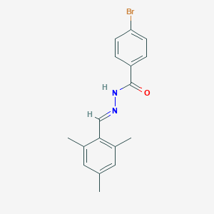 molecular formula C17H17BrN2O B326303 4-bromo-N'-(mesitylmethylene)benzohydrazide 