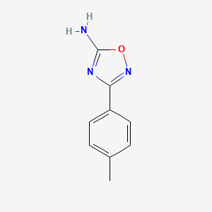 molecular formula C9H9N3O B3263086 3-(4-甲基苯基)-1,2,4-恶二唑-5-胺 CAS No. 3663-38-5