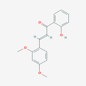 molecular formula C17H16O4 B3263098 2,4-Dimethoxy-2'-hydroxychalcone CAS No. 36685-63-9