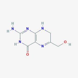 molecular formula C7H9N5O2 B3263101 6-Hydroxymethyl-7,8-dihydropterin CAS No. 3672-03-5