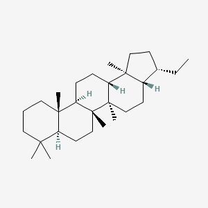 molecular formula C29H50 B3263107 17beta(H), 21beta(H)-30-NORHOPANE CAS No. 36728-72-0