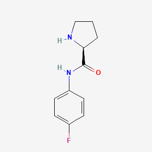 molecular formula C11H13FN2O B3263112 N-(4-Fluorophenyl)-L-prolinamide CAS No. 367521-34-4