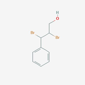molecular formula C9H10Br2O B3263124 2,3-Dibromo-3-phenyl-1-propanol CAS No. 36808-12-5