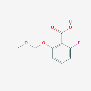 molecular formula C9H9FO4 B3263132 2-fluoro-6-(methoxymethoxy)benzoic Acid CAS No. 368422-22-4