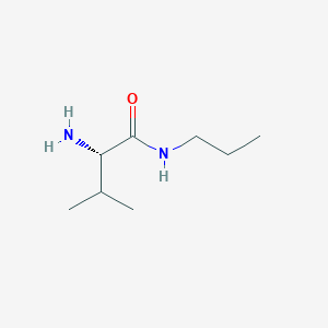 molecular formula C8H18N2O B3263136 N-Propyl L-Valinamide CAS No. 368424-93-5