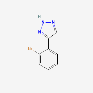 molecular formula C8H6BrN3 B3263184 5-(2-Bromophenyl)-1H-1,2,3-triazole CAS No. 369363-78-0