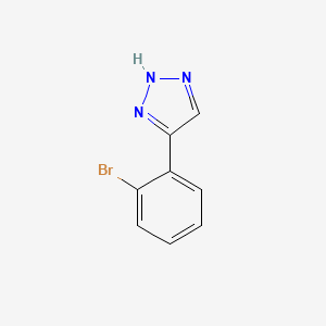 molecular formula C8H6BrN3 B3263184 5-(2-溴苯基)-1H-1,2,3-三唑 CAS No. 369363-78-0