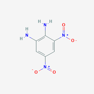 molecular formula C6H6N4O4 B3263191 2-Amino-3,5-dinitrophenylamine CAS No. 3694-51-7