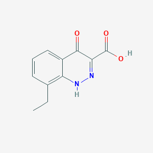 8-Ethyl-4-oxo-1,4-dihydrocinnoline-3-carboxylic acid