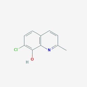molecular formula C10H8ClNO B3263234 7-Chloro-2-methyl-quinolin-8-ol CAS No. 37026-23-6