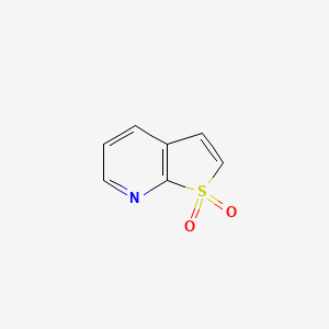 molecular formula C7H5NO2S B3263237 噻吩并[2,3-b]吡啶 1,1-二氧化物 CAS No. 37049-39-1