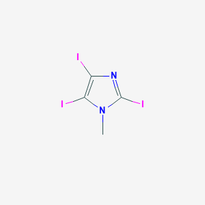 molecular formula C4H3I3N2 B3263256 2,4,5-Triiodo-1-methylimidazole CAS No. 37067-97-3