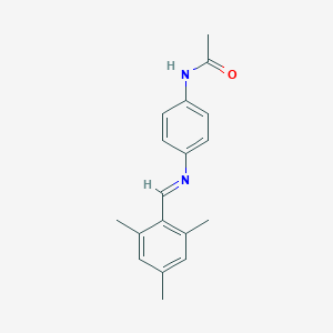 N-{4-[(mesitylmethylene)amino]phenyl}acetamide