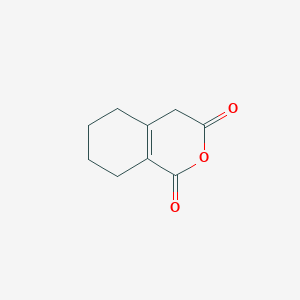 molecular formula C9H10O3 B3263292 5,6,7,8-tetrahydro-4H-isochromene-1,3-dione CAS No. 3711-74-8