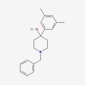 molecular formula C20H25NO B3263316 1-Benzyl-4-(3,5-dimethyl-phenyl)piperidin-4-ol CAS No. 371981-24-7