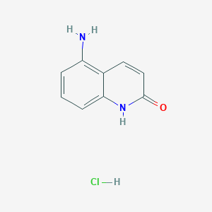 molecular formula C9H9ClN2O B3263329 5-Aminoquinolin-2-ol hydrochloride CAS No. 372078-44-9