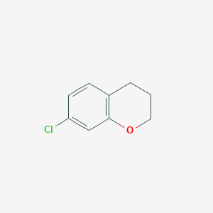 molecular formula C9H9ClO B3263355 7-Chlorochromane CAS No. 3722-70-1