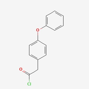 molecular formula C14H11ClO2 B3263382 (4-Phenoxyphenyl)acetyl chloride CAS No. 373361-71-8