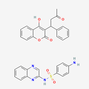 molecular formula C33H28N4O6S B3263390 Warfarin-S CAS No. 37341-99-4
