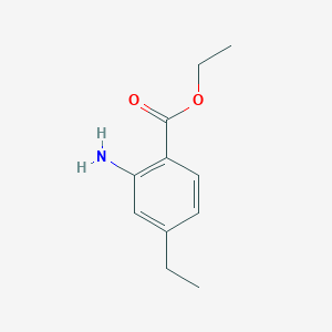 molecular formula C11H15NO2 B3263418 Ethyl 2-amino-4-ethylbenzoate CAS No. 37395-55-4