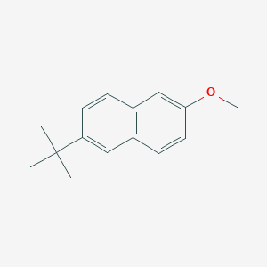 molecular formula C15H18O B3263430 2-(tert-Butyl)-6-methoxynaphthalene CAS No. 37436-34-3
