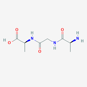 molecular formula C8H15N3O4 B3263434 H-丙氨酸-甘氨酸-丙氨酸-OH CAS No. 37460-22-3