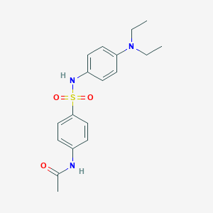 N-(4-{[4-(diethylamino)phenyl]sulfamoyl}phenyl)acetamide