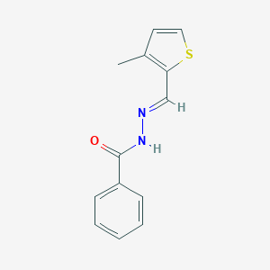 molecular formula C13H12N2OS B326346 N'-[(3-methyl-2-thienyl)methylene]benzohydrazide 