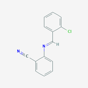 2-[(2-Chlorobenzylidene)amino]benzonitrile