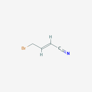 molecular formula C4H4BrN B3263540 4-Bromobut-2-enenitrile CAS No. 37590-23-1
