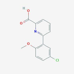 6-(5-Chloro-2-methoxyphenyl)picolinic acid