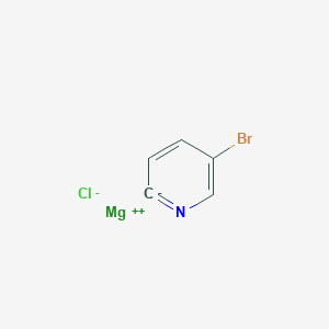 molecular formula C5H3BrClMgN B3263585 Magnesium chloride 5-bromopyridin-2-ide (1/1/1) CAS No. 376631-32-2