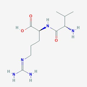 molecular formula C11H23N5O3 B3263592 Val-Arg CAS No. 37682-75-0