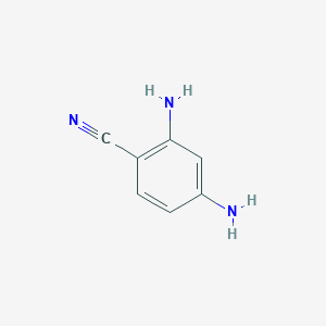 molecular formula C7H7N3 B3263606 2,4-Diaminobenzonitrile CAS No. 37705-82-1