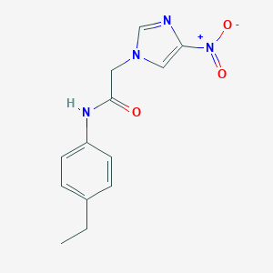 N-(4-Ethyl-phenyl)-2-(4-nitro-imidazol-1-yl)-acetamide