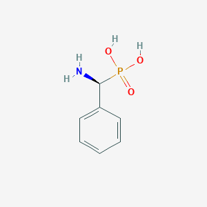 molecular formula C7H10NO3P B3263625 (S)-1-Amino-benzyl phosphonic acid CAS No. 37714-06-0