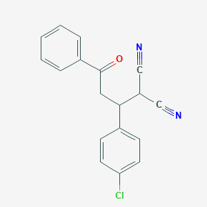 (alpha-Phenacyl-4-chlorobenzyl)malononitrile