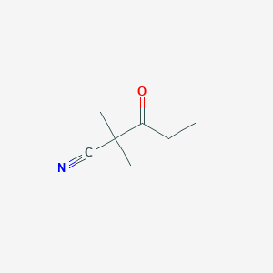 molecular formula C7H11NO B3263631 2,2-Dimethyl-3-oxopentanenitrile CAS No. 37719-03-2