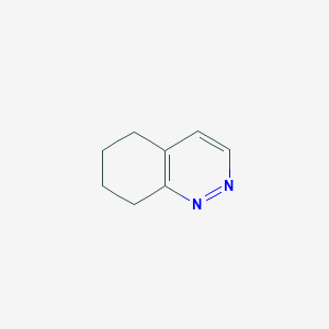 molecular formula C8H10N2 B3263633 5,6,7,8-Tetrahydrocinnoline CAS No. 37721-14-5