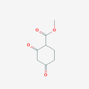 molecular formula C8H10O4 B3263654 Methyl 2,4-dioxocyclohexane-1-carboxylate CAS No. 37761-61-8