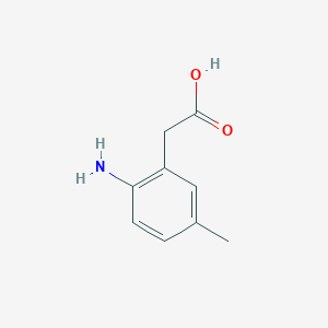 2-(2-Amino-5-methylphenyl)acetic acid