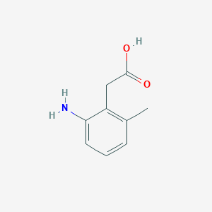 molecular formula C9H11NO2 B3263681 2-(2-Amino-6-methylphenyl)acetic acid CAS No. 37777-66-5