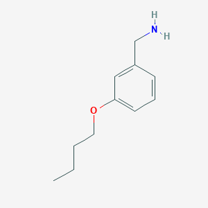 molecular formula C11H17NO B3263690 (3-Butoxyphenyl)methanamine CAS No. 37806-38-5