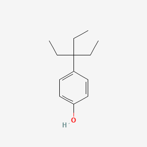 molecular formula C13H20O B3263693 4-(1,1-Diethylpropyl)phenol CAS No. 37872-24-5