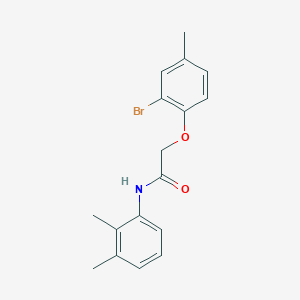 2-(2-bromo-4-methylphenoxy)-N-(2,3-dimethylphenyl)acetamide